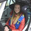 Jamie-Lea Hawley competes in Renault UK Clio championship