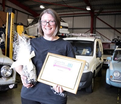 Garage in Bridgend wins important employer award
