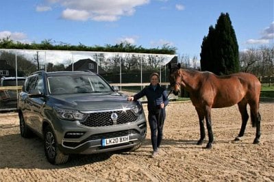 Olympian equestrian Pippa Funnell MBE represents SsangYong brand